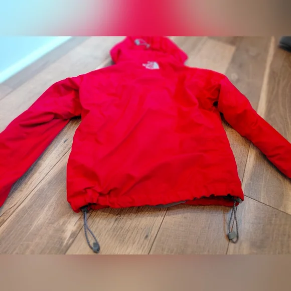 The North Face Vibrant Red Jacket with Gray Details - Picture 3 of 14